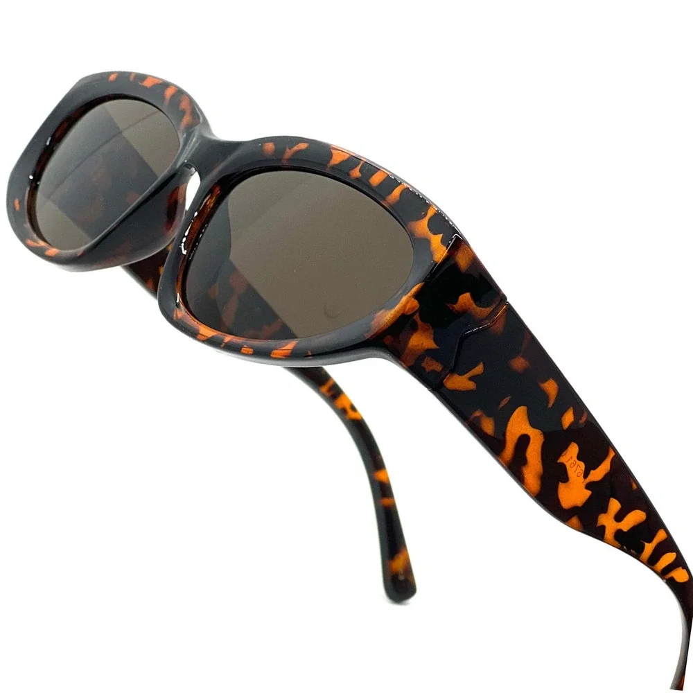 Women Sunglasses Tortoise Frame Retro Celebrity Gafas De Sol Lentes Para Mujeres